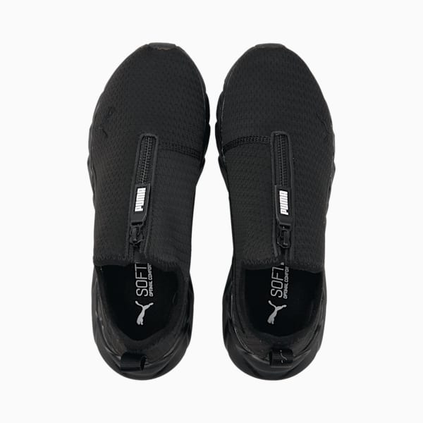 Tenis de entrenamiento para mujer Weave Zip, Puma Black-Puma Black, extralarge